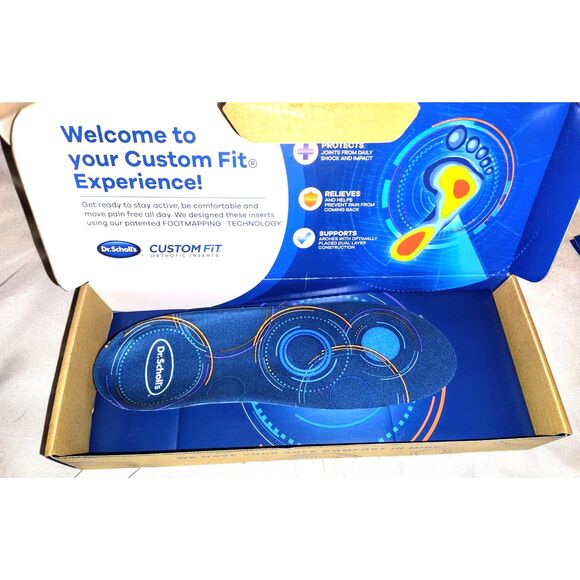Dr. Scholl's Custom Fit Comfort Insoles Full Length 640 Orthotics Arch Support - Picture 2 of 6